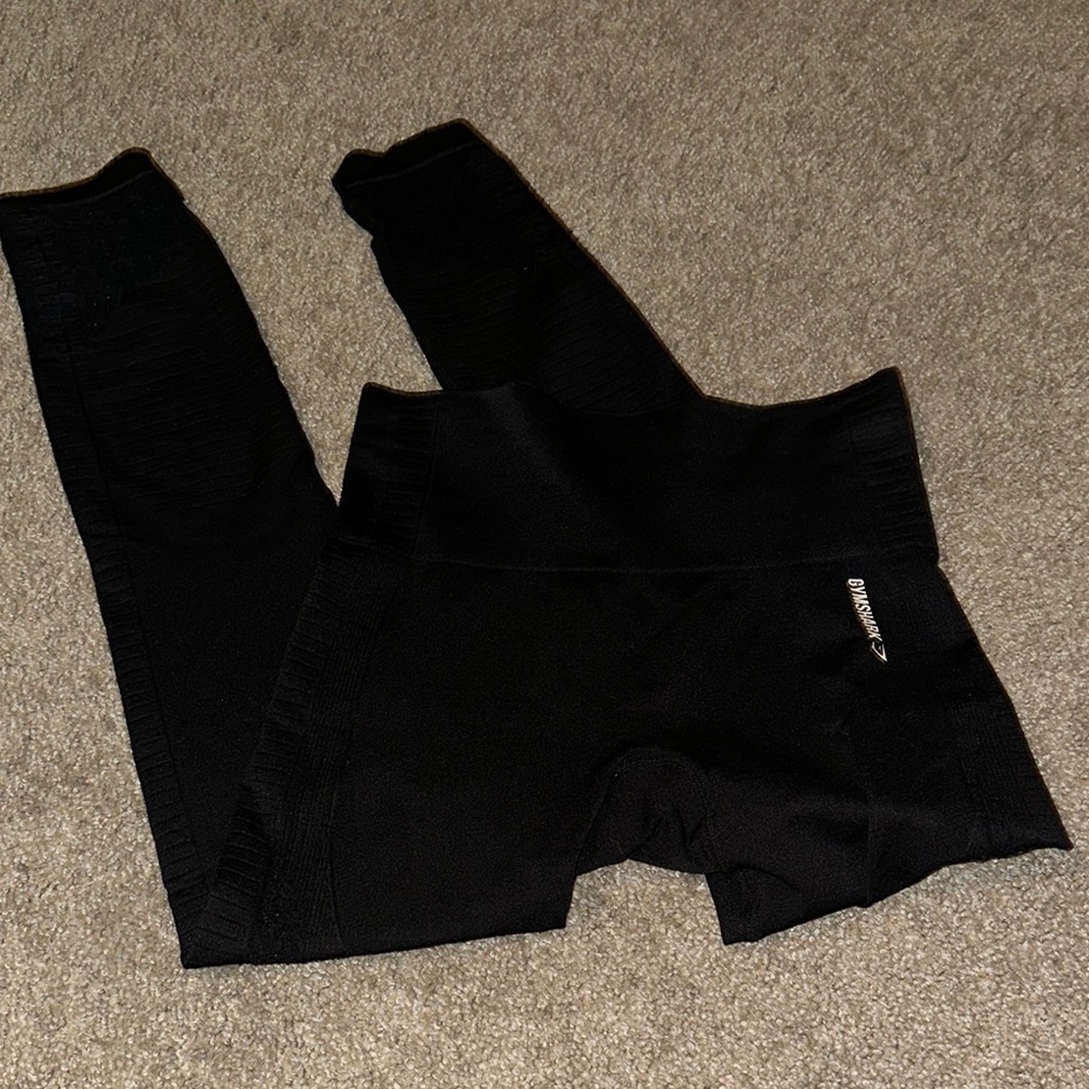 Gymshark Jet Black High-Waisted Leggings